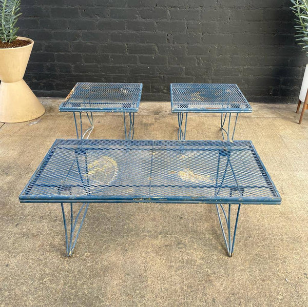 Set of Vintage Patio Tables - Coffee Table & Side Tables, c.1960’s