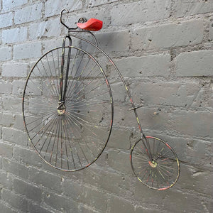 Mid-Century Modern Bicycle Wall Hanging Sculpture by Curtis Jere, c.1980’s