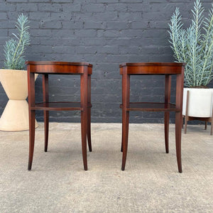 Pair of Federal Style Mahogany End Tables or Night Stands, c.1960’s