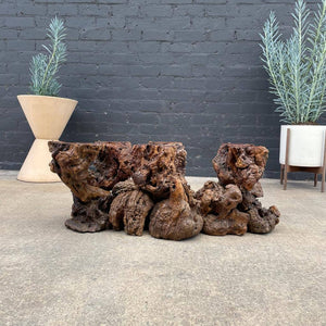 Vintage Free Form Root Coffee Table / no Glass Top