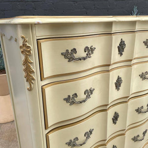 French Provincial Style Highboy Chest of Drawer, 1960’s