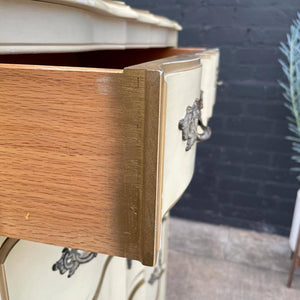 French Provincial Style Highboy Chest of Drawer, 1960’s