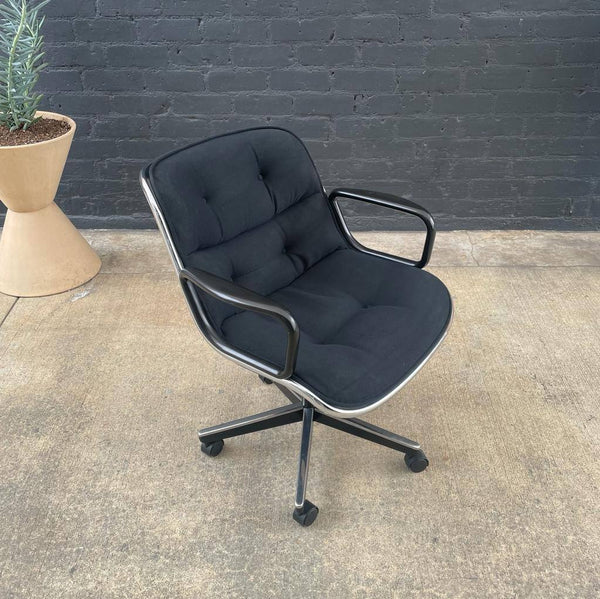 Original Knoll Swivel Office Chair by Charles Pollock