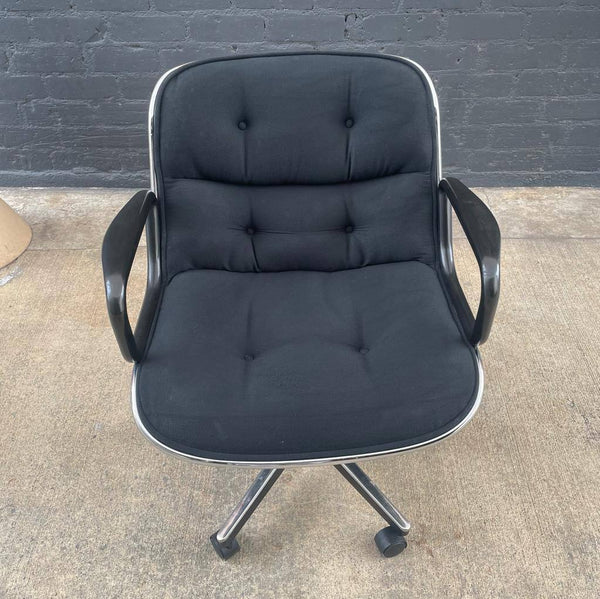 Original Knoll Swivel Office Chair by Charles Pollock