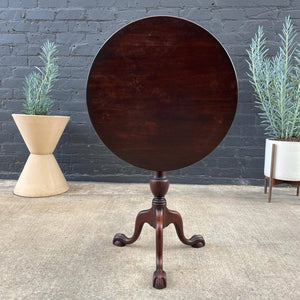 Antique Mahogany Federal Style Drop-Down Table, c.1950’s