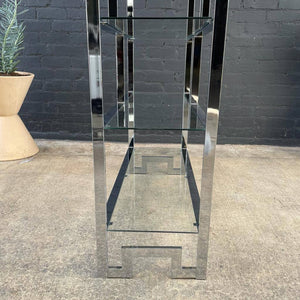Mid-Century Modern Chrome Etagere Bookshelf, 1970’s