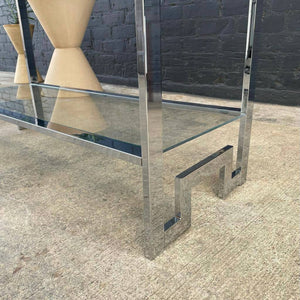 Mid-Century Modern Chrome Etagere Bookshelf, 1970’s
