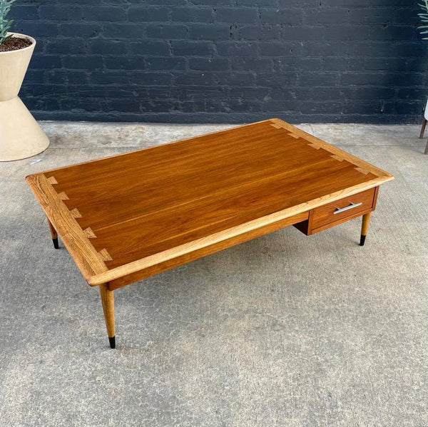 Mid-Century Modern Walnut & Oak “Acclaim” Coffee Table by Lane Furniture, c.1960’s