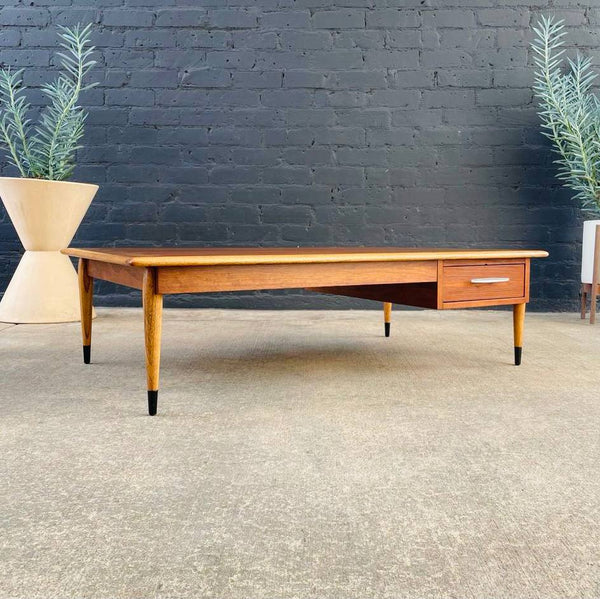 Mid-Century Modern Walnut & Oak “Acclaim” Coffee Table by Lane Furniture, c.1960’s