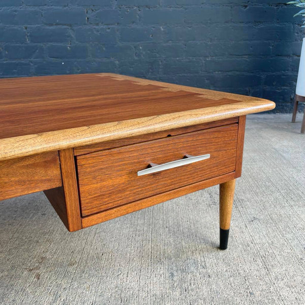 Mid-Century Modern Walnut & Oak “Acclaim” Coffee Table by Lane Furniture, c.1960’s