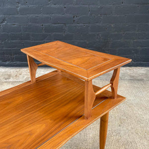 Mid-Century Modern Walnut Two-Tier Side Table, c.1960’s