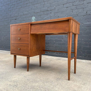 Mid-Century Modern Walnut Writing Desk by Harmony House, c.1960’s