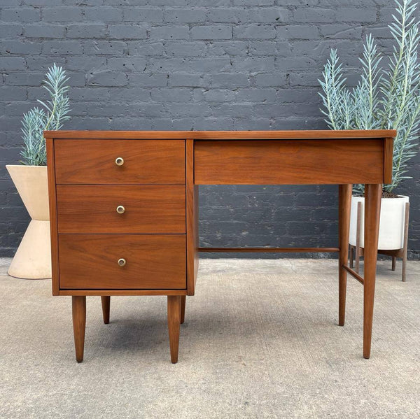 Mid-Century Modern Walnut Writing Desk by Harmony House, c.1960’s