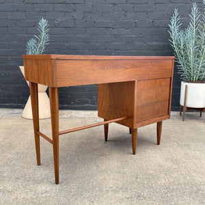 Mid-Century Modern Walnut Writing Desk by Harmony House, c.1960’s