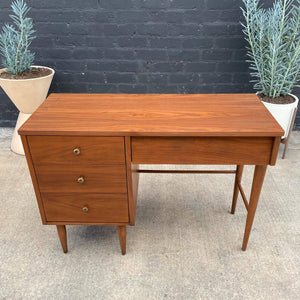Mid-Century Modern Walnut Writing Desk by Harmony House, c.1960’s