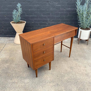 Mid-Century Modern Walnut Writing Desk by Harmony House, c.1960’s