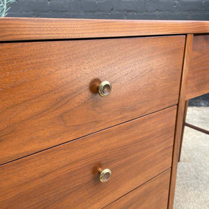 Mid-Century Modern Walnut Writing Desk by Harmony House, c.1960’s