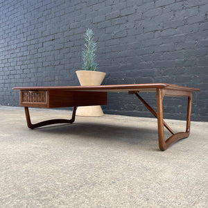 Mid-Century Modern Walnut Double Sided Coffee Table by Lane Furniture, c.1960’s