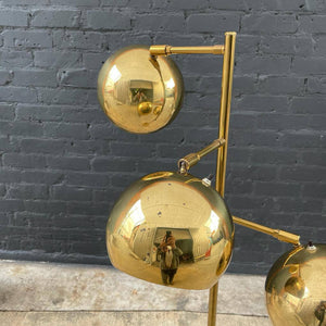 Mid-Century Modern Brass Floor Lamp by Koch & Lowy, c.1960’s