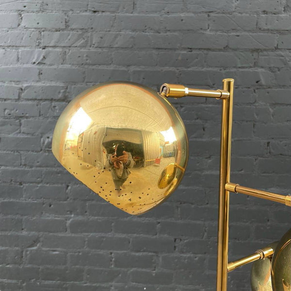 Mid-Century Modern Brass Floor Lamp by Koch & Lowy, c.1960’s