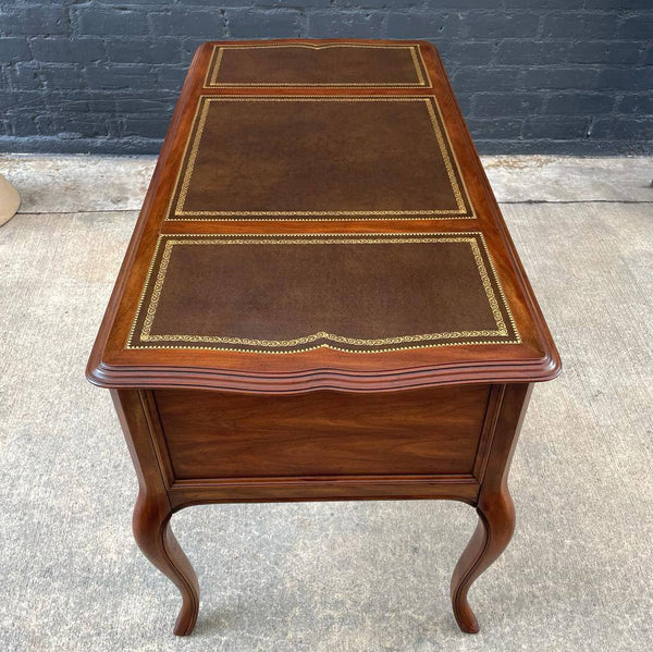 Vintage French Provincial Style Desk with Leather Top by Sligh Lowry, c.1960’s