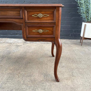 Vintage French Provincial Style Desk with Leather Top by Sligh Lowry, c.1960’s