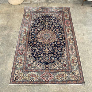 Vintage Hand Woven Wool Carpet Rug