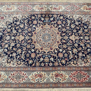 Vintage Hand Woven Wool Carpet Rug