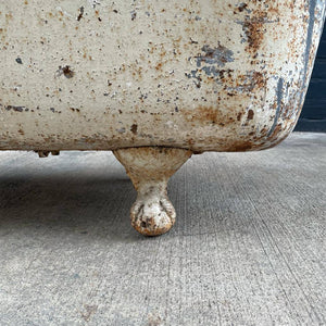 Vintage Antique Cast Iron & Porcelain Tub, 1940’s