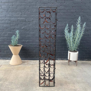 Arthur Umanoff Style Free-Standing Wine Rack