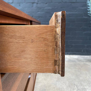 Mid-Century Modern Walnut 9-Drawer Dresser, c.1960’s