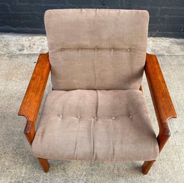 Pair of Danish Modern Teak Lounge Chairs, c.1960’s