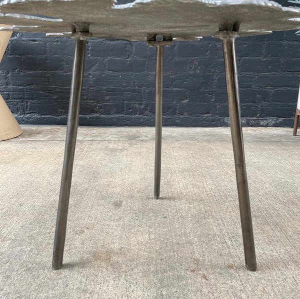 Aluminum Industrial Style Side / End Table
