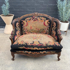 Antique French Style Love Seat Sofa, c.1930’s