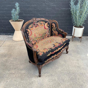 Antique French Style Love Seat Sofa, c.1930’s