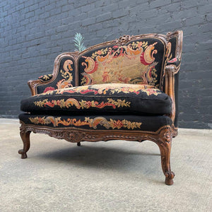 Antique French Style Love Seat Sofa, c.1930’s