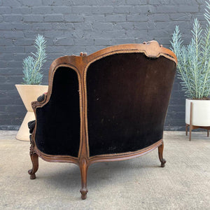 Antique French Style Love Seat Sofa, c.1930’s