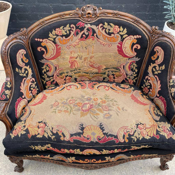 Antique French Style Love Seat Sofa, c.1930’s