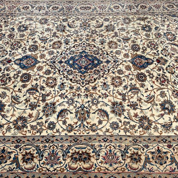 Vintage Hand-Woven Wool Rug Carpet