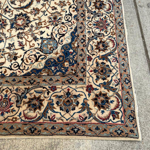 Vintage Hand-Woven Wool Rug Carpet