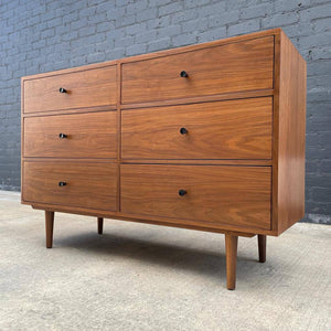 Mid-Century Modern Walnut Dresser by Dixie Furniture, c.1960’s