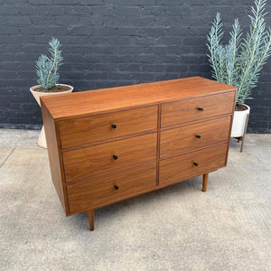 Mid-Century Modern Walnut Dresser by Dixie Furniture, c.1960’s