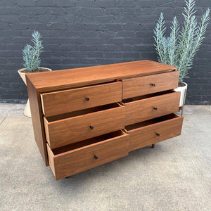 Mid-Century Modern Walnut Dresser by Dixie Furniture, c.1960’s