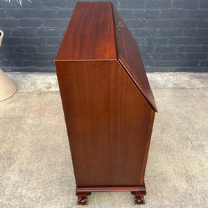 Vintage Antique Mahogany Drop-Down Secretary Desk, c.1960’s
