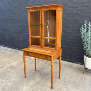 Vintage Traditional Style Cabinet with Sliding Desk, 1960’s