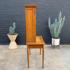Vintage Traditional Style Cabinet with Sliding Desk, 1960’s