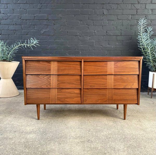 Mid-Century Modern Walnut 9-Drawer Dresser, c.1960’s