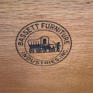 Mid-Century Modern Walnut Floating-Top Desk by Bassett Furniture, c.1960’s