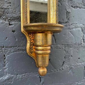 Pair of Italian Style Wall Mount Mirror Sconces, c.1960’s