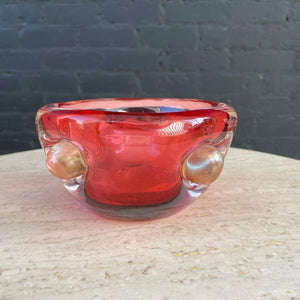 Vintage Italian Murano Glass Ash Tray Holder